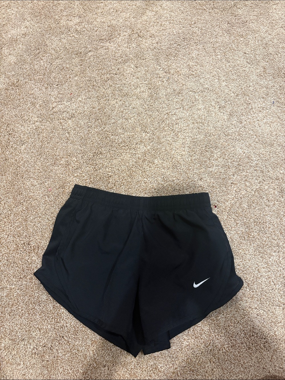 kids black athletic shorts
